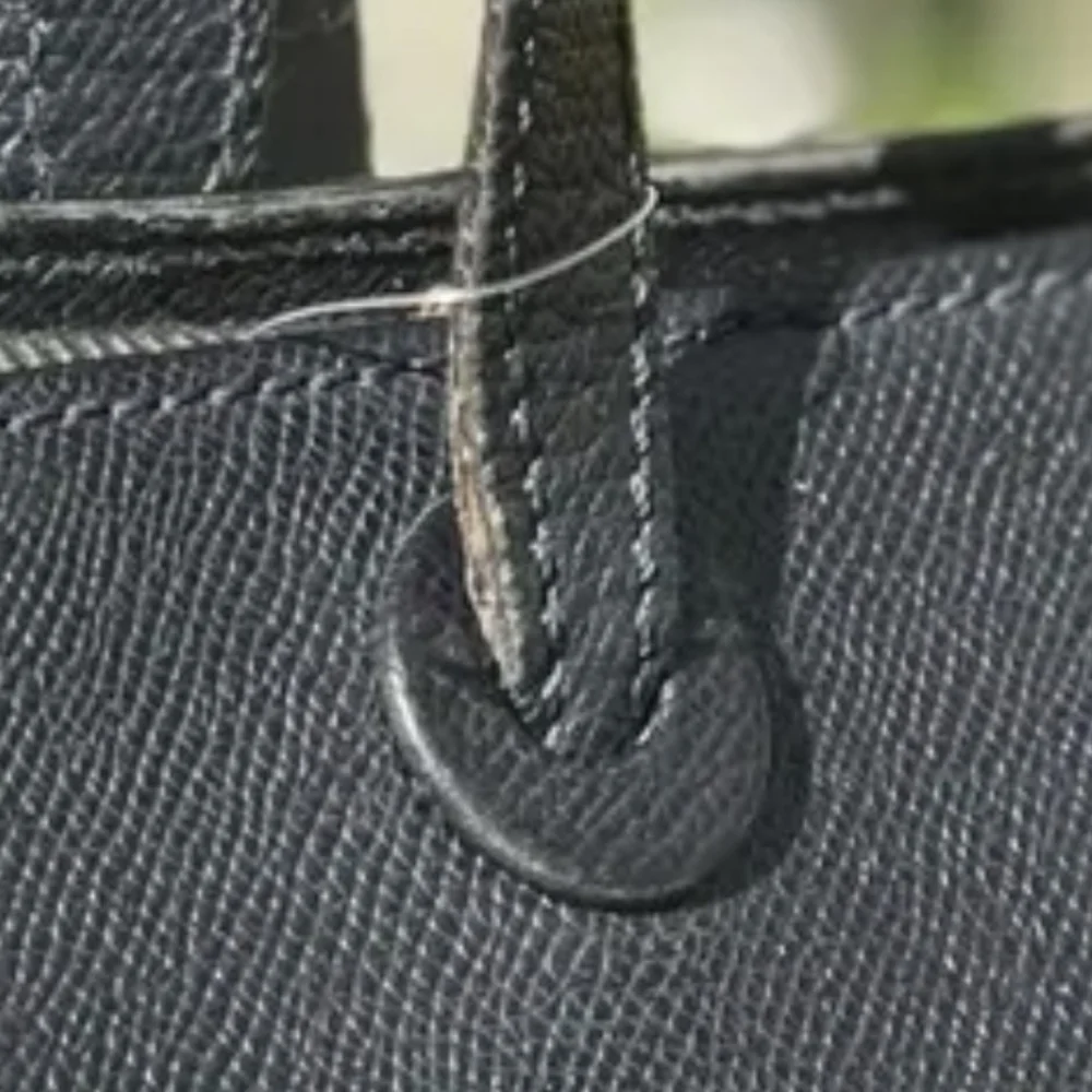 Authentic Chanel Black Leather Tote Bag